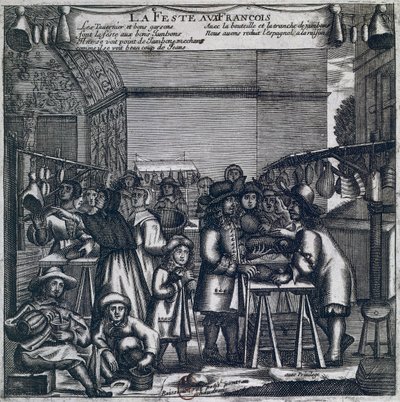 Jambon fuarı, Fransız baskısı by French School