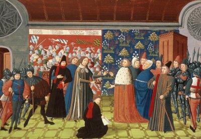 Harl.4380 f.184v Richard II, Froissart