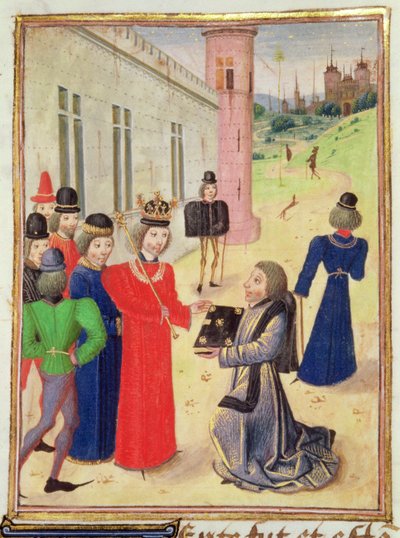 Harl 4380 f.233v Froissart, Froissart