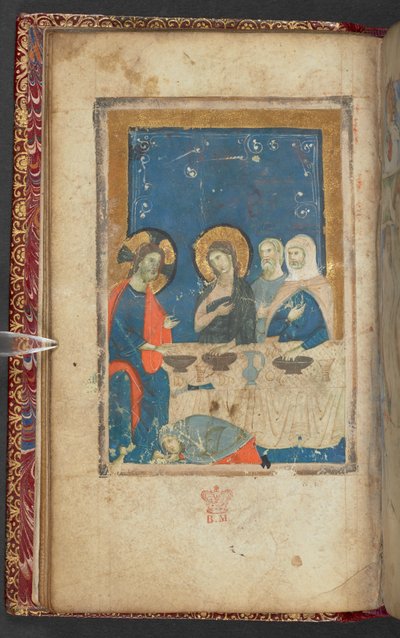 Harley 2928, f.16v, Ferisi Simon