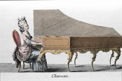 Klavsen çalan (Clavicembalo, cembalo). by French School