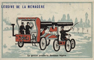 Ağır topçu hafif olur by French School
