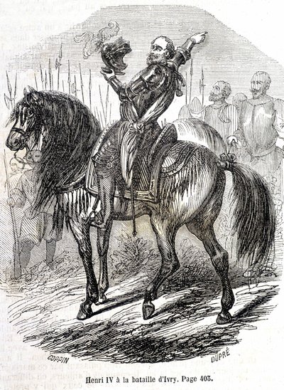 Henri IV (1553 - 1610) Ivry Savaşı