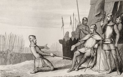 Henri I (1008-60) pardons his brother Robert-Le-Vieux, from 