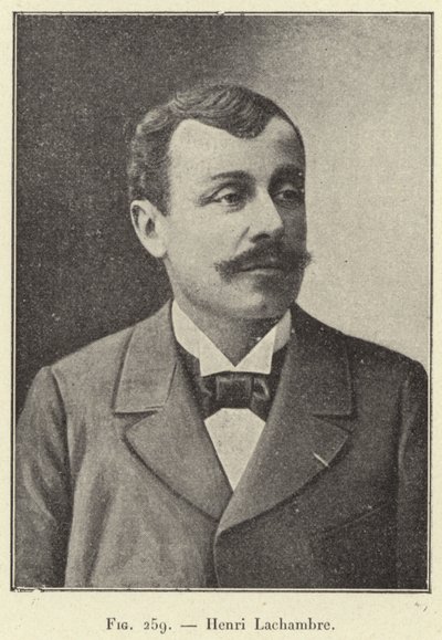 Henri Lachambre (gravür) by French School