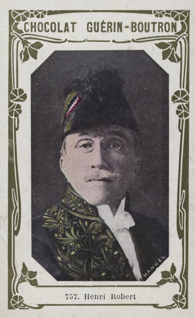 Henri Robert (renkli fotoğraf) by French School
