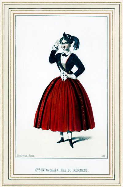 Henriette Sontag, Alman soprano, Donizetti
