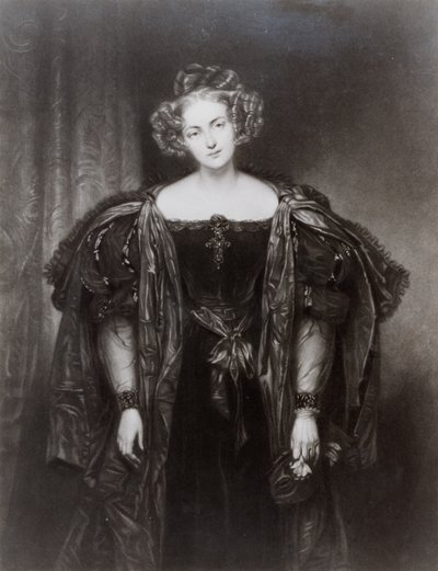 Henriette Sontag, Wolfgang Amadeus Mozart'ın Don Giovanni operasında Donna Anna rolünde by French School