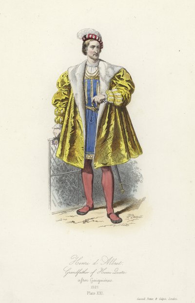 Navarre Henry II, Fransa Henry IV dedesi by French School