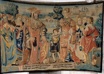 Libyalı Herkül, eşi Galathee ve oğlu Galathes ile MÖ 1713