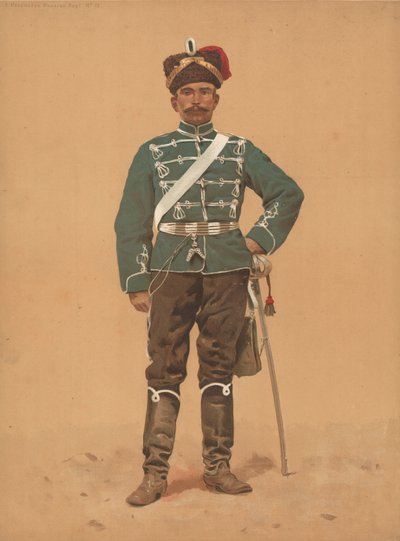 Hessian Hussar Regt No 13 by French School