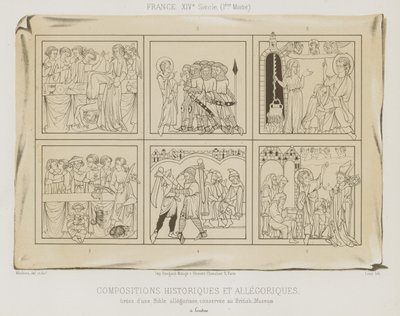 Tarihsel ve alegorik kompozisyonlar by French School