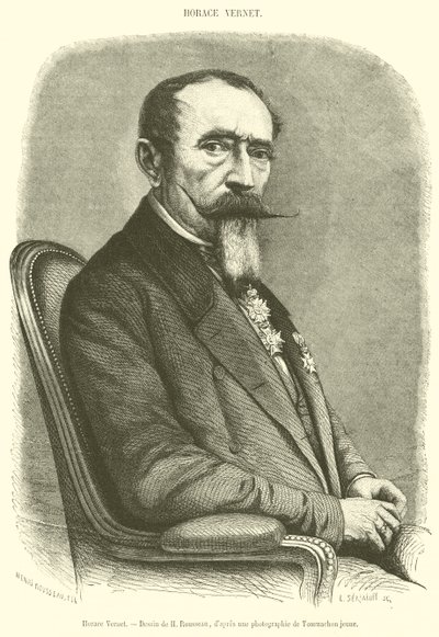 Horace Vernet (gravür) by French School
