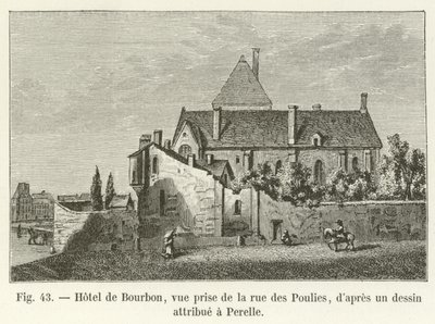 Hotel de Bourbon, rue des Poulies