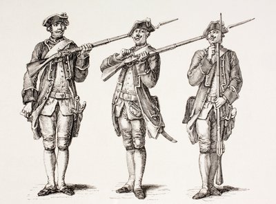 Bir tüfek nasıl şarj edilir, 1776 tarihli bir Fransız talimat kitabından, 1875