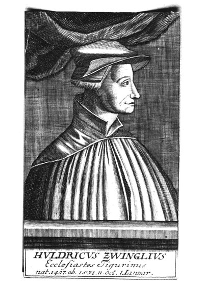 Huldrych Zwingli (1484-1531)   by French School