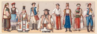 Macaristan ve Hırvatistan Kostümü by French School
