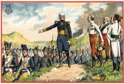 1815 yılında Huningue savunması by French School