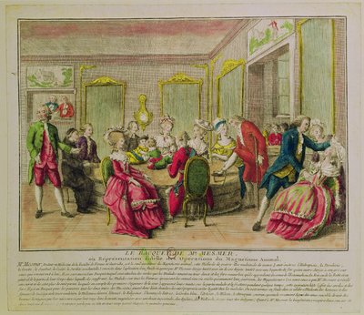 Hypnotism Session with Franz Anton Mesmer (1734-1815) 1784  by French School