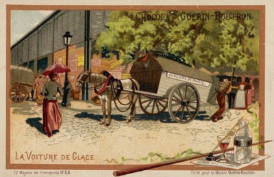 Buz arabası (chromolitho) by French School