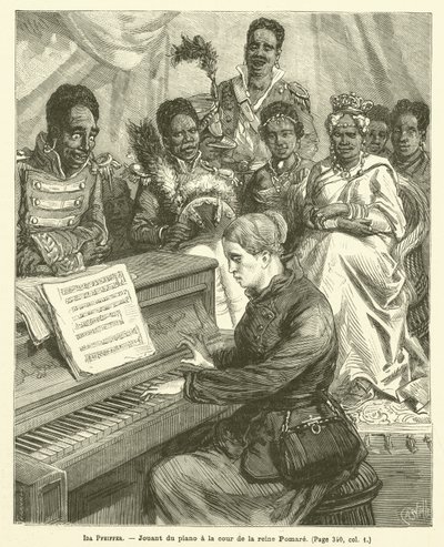 Ida Pfeiffer (gravür) by French School