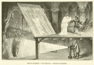 Optik İllüzyonlar, Hayaletler (gravür) by French School