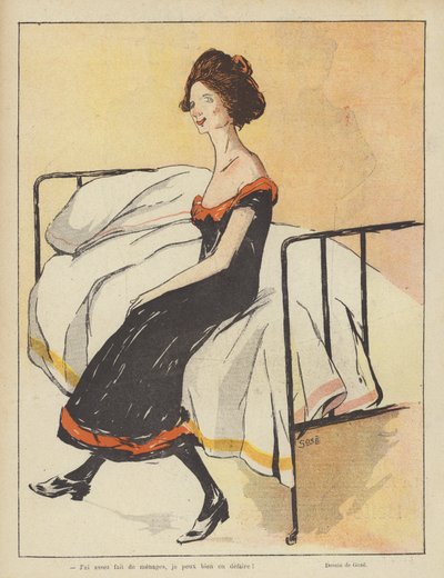 Le Rire (renkli taş) için çizim by French School