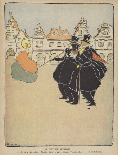 Le Rire için illüstrasyon (renkli taş baskı) by French School