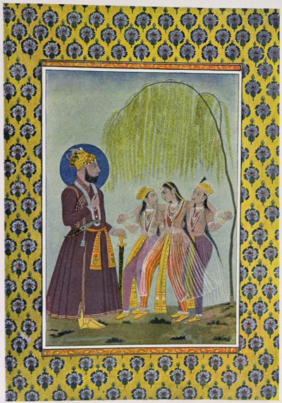 Binbir Gece Masalları için illüstrasyon, 1895 (renkli gravür) by French School