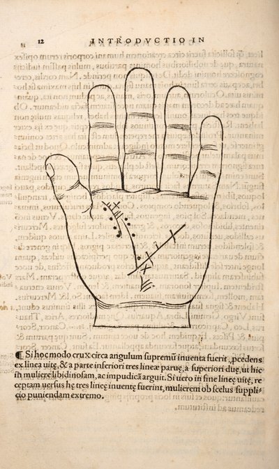 Joannes Indagioe, Strasbourg, 1531 tarafından Chiromantia