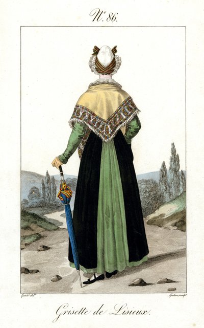 Resim numarası 86, Grisette of Lisieux (renkli gravür) by French School
