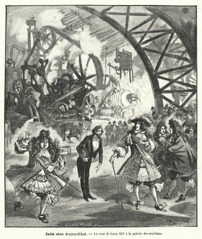 Kral Louis XIV ve sarayının 1889