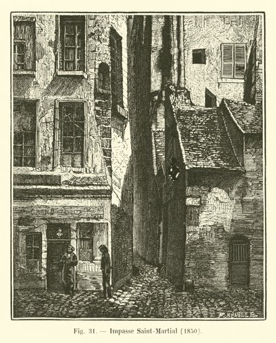 Çıkmaz Saint-Martial, 1850 by French School