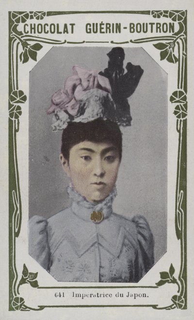 Japonya İmparatoriçesi (renkli fotoğraf) by French School