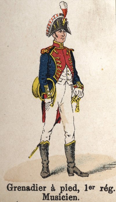 İmparatorluk Muhafızı Napolyon I: Yürüyerek Grenadier by French School