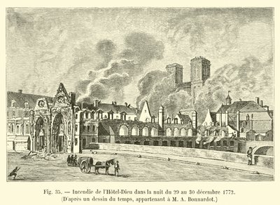 29-30 Aralık 1772 gecesi Hotel-Dieu