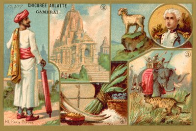 Hindistan (kromolito) by French School