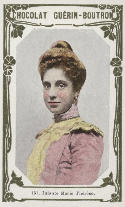 İnfante Marie Therese (renkli fotoğraf) by French School