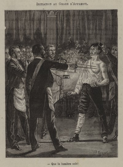 Çıraklık derecesine başlama. "Işık olsun!" (Oymak) by French School