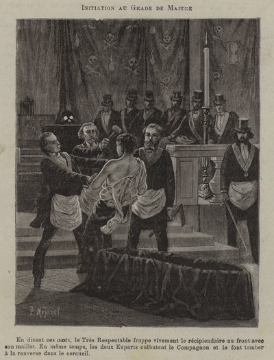 Master derecesine başlama (gravür) by French School