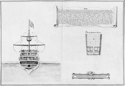 Bir geminin iç pruvası, Atlas de Colbert