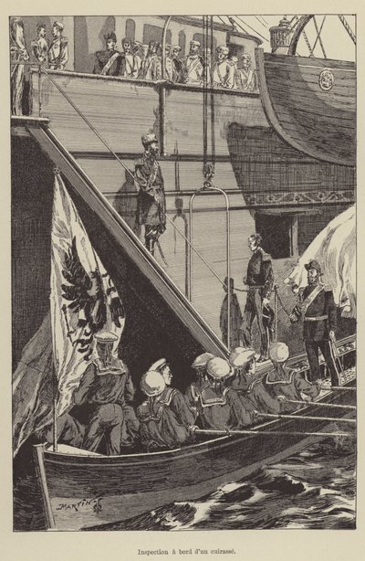 Bir zırh üzerinde inceleme (gravür) by French School