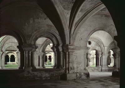 Bölüm evinden manastırın iç görünümü by French School