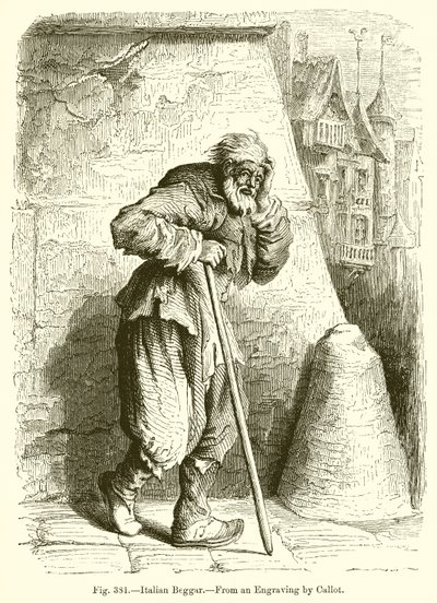 italyan dilenci by French School