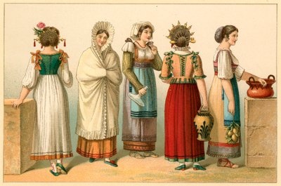 İtalya kostümü by French School