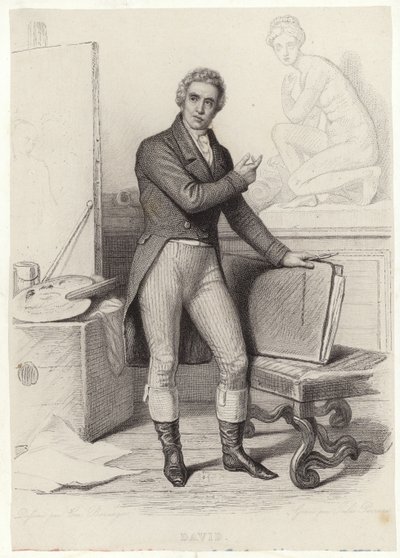 Jacques-Louis David, Fransız ressam by French School