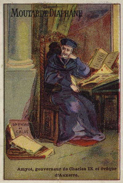 Jacques Amyot, Fransız Rönesans yazarı ve çevirmen ve Auxerre Piskoposu by French School