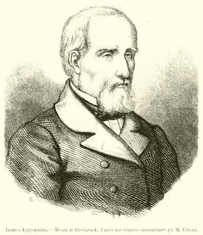 Xakkoes Argyropoulos (gravür) by French School