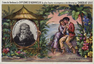 Jacques Henri Bernardin de Saint Pierre, Fransız yazar ve botanikçi by French School