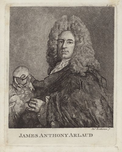 James Anthony Arlaud, İsviçreli Cenevreli sanatçı. Charles Bretherton tarafından oyulmuş by French School